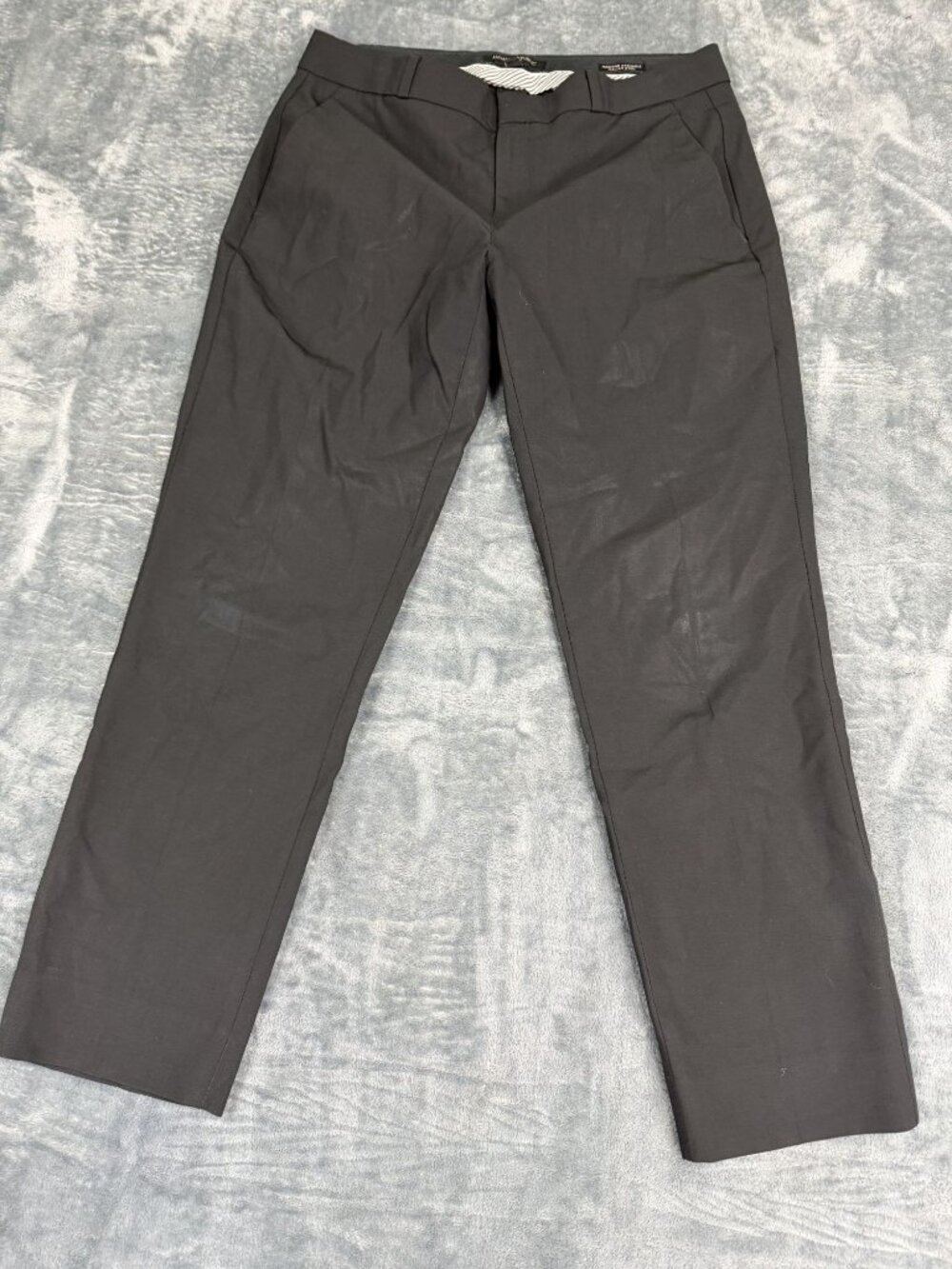 Banana Republic Womens Black Avery Tapered Tailored Pants Size 4